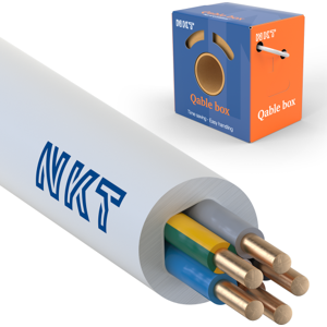NKT 25 Meter Kabel Exq Xtra Dca 5g2,5 Hvid Box 25 NKT 25 Meter Kabel Exq Xtra Dca 5g2,5 Hvid Box 25