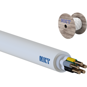 NKT 500 Meter Kabel Hjx/noiklx Xtra B2ca 5g1,5 T500, Hvid NKT 500 Meter Kabel Hjx/noiklx Xtra B2ca 5g1,5 T500, Hvid
