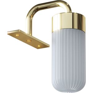 Dansani Lyra væglampe - retro design, ribbet akryl, til spejl Dansani Lyra væglampe - retro design, ribbet akryl, til spejl