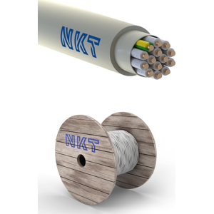 Nkt Kabel 14g1,5 Noiklx90 lysegrå 500 Eca - Installationskabel Nkt Kabel 14g1,5 Noiklx90 lysegrå 500 Eca - Installationskabel