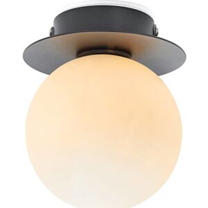 Markslöjd Mini Loft-/væglampe 1l Sort/hvid Ip44 Markslöjd Mini Loft-/væglampe 1l Sort/hvid Ip44