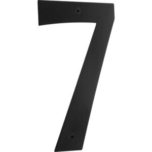 Beslagsboden Husnummer 7, Sort Beslagsboden Husnummer 7, Sort