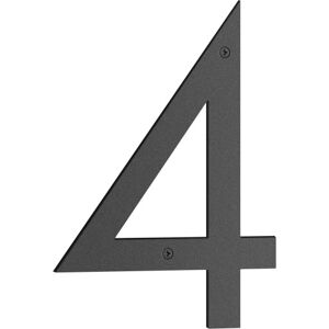 Beslagsboden Nordic Husnummer, 4, Mat Sort Beslagsboden Nordic Husnummer, 4, Mat Sort