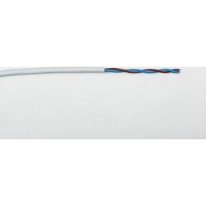 AO 100 Meter Ledning H05vv-F 2x1,50 Hvid, R100 AO 100 Meter Ledning H05vv-F 2x1,50 Hvid, R100