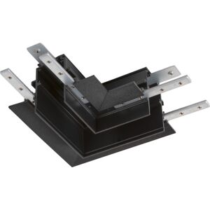 Slv 48v Track L-Samlestykke Til Indbygningsskinne, Højre, Sort Slv 48v Track L-Samlestykke Til Indbygningsskinne, Højre, Sort