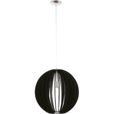 EGLO - Cossano - Sort børstet stål - E27 - Loftlampe EGLO - Cossano - Sort børstet stål - E27 - Loftlampe