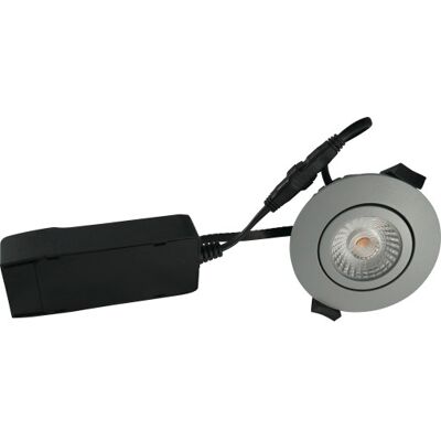 Nordtronic Low Profile Eco Indbygningsspot, Grå, 3000k Nordtronic Low Profile Eco Indbygningsspot, Grå, 3000k