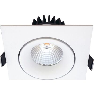 Nordtronic Velia Tilt Indbygningsspot, Firkantet, Mat Hvid, 2700k Nordtronic Velia Tilt Indbygningsspot, Firkantet, Mat Hvid, 2700k