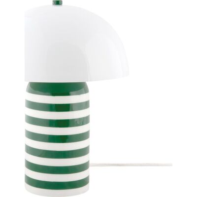 Leitmotiv Rayado Retro Bordlampe, Stribet Grøn Leitmotiv Rayado Retro Bordlampe, Stribet Grøn