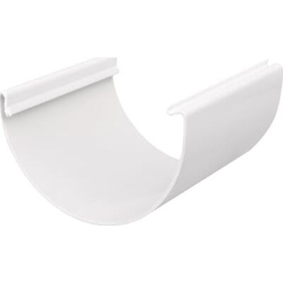 Plastmo Samlestykke I Hvid Til Tagrende Nr. 11 Plastmo Samlestykke I Hvid Til Tagrende Nr. 11