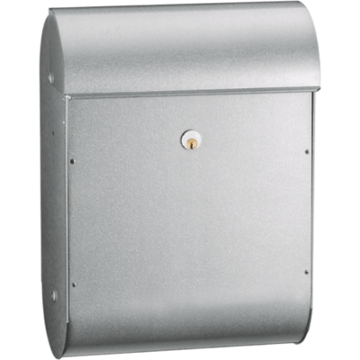 MEFA Me-Fa Quartz 825 Postkasse, Med Lås, Galvaniseret MEFA Me-Fa Quartz 825 Postkasse, Med Lås, Galvaniseret
