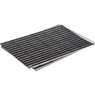 Aco Vario Dørmåtte, Med Ramme, Indendørs, 75x50 Cm, Antracit Aco Vario Dørmåtte, Med Ramme, Indendørs, 75x50 Cm, Antracit
