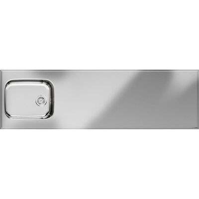 Purus Basic F Stålbord, 200x60 Cm, Rustfrit Stål Purus Basic F Stålbord, 200x60 Cm, Rustfrit Stål