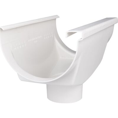 Plastmo Ekspansionstud I Hvid Med Ø75 Mm Nedløb Til Tagrende Nr. 12 Plastmo Ekspansionstud I Hvid Med Ø75 Mm Nedløb Til Tagrende Nr. 12