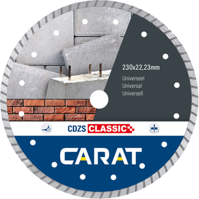 Carat Diamantklinge Cdzs, Ø230/22,23 Mm Carat Diamantklinge Cdzs, Ø230/22,23 Mm