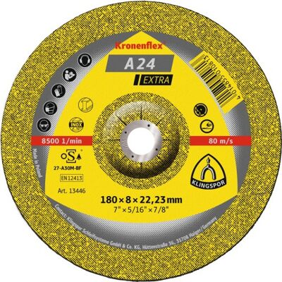 Klingspor Metalslibeskive - D150xS6mm - 22,23mm - Ekstra Kvalitet Klingspor Metalslibeskive - D150xS6mm - 22,23mm - Ekstra Kvalitet