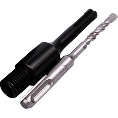 Distar Sds-Plus Adapter Med Centerbor Til Diamantdåsesænker, M16 Distar Sds-Plus Adapter Med Centerbor Til Diamantdåsesænker, M16