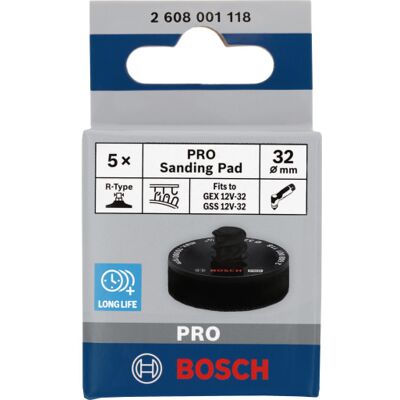 Bosch Slibetallerken 32 Mm Velcro Gex 12v-32 5 Stk. Bosch Slibetallerken 32 Mm Velcro Gex 12v-32 5 Stk.