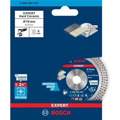 Bosch Diamantskæreskive Hard Ceramic Ø76/10 Mm Bosch Diamantskæreskive Hard Ceramic Ø76/10 Mm