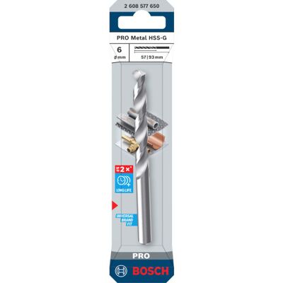 Bosch Hss-G Metalbor, 6,0 X 93 Mm Bosch Hss-G Metalbor, 6,0 X 93 Mm