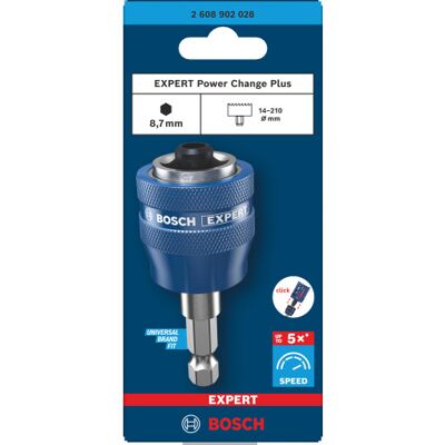 Bosch Expert Power-Change Plus Hulsavadapter, 8,7 Mm, Uden Bor Bosch Expert Power-Change Plus Hulsavadapter, 8,7 Mm, Uden Bor