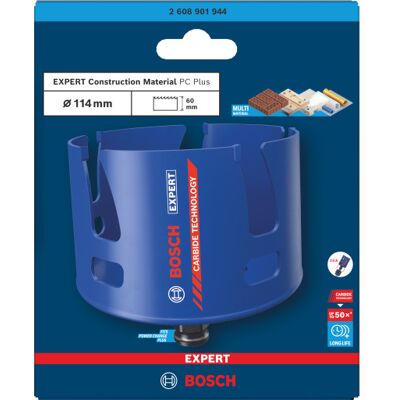 Bosch Expert Construction Material Pc Plus Hulsav, 114 Mm Bosch Expert Construction Material Pc Plus Hulsav, 114 Mm