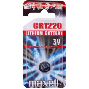 Maxell Knapcellebatteri Lithium Cr1220 - Pakke Med 1 Stk.