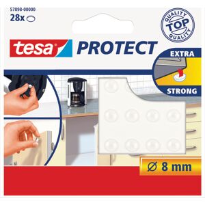 Tesa Protect Anslagsdæmper, Ø8 Mm, 28-Pak, Transparent Tesa Protect Anslagsdæmper, Ø8 Mm, 28-Pak, Transparent