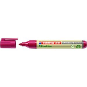 10 Stk Edding Whiteboard Marker Ecoline 28, Rund Spids, Rød 10 Stk Edding Whiteboard Marker Ecoline 28, Rund Spids, Rød
