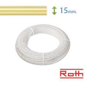 60 Meter Roth Universal Pex Rør Til Vand Og Varme, 15 Mm