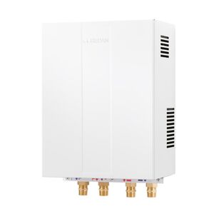 Danfoss Redan Akva Lux Ii Med Fuldisoleret Kabinet Og Hvid Kappe, Til 3-4 Lejligheder - Stor Model 53 Kw