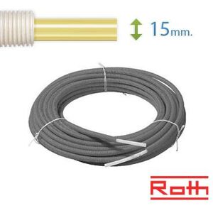 60 Meter Roth Universal Pex Rør-I-Rør Til Vand Og Varme, 15 Mm