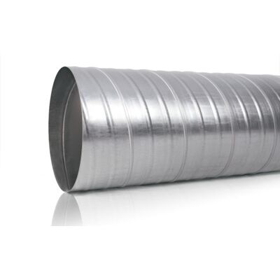 Lindab Stål Ventilationsrør Ø100mm - 2m - Spiralfals Lindab Stål Ventilationsrør Ø100mm - 2m - Spiralfals