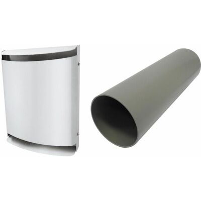 Bosch LRE160W Hvid metal ventilationsdæksel - 500 mm kanal - Til Vent 2000 D Bosch LRE160W Hvid metal ventilationsdæksel - 500 mm kanal - Til Vent 2000 D