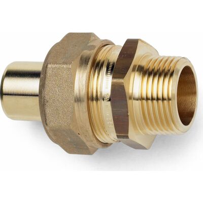 Mærke PEX Rørfitting - 1" 32x4,4mm Kompressions Overgang Mærke PEX Rørfitting - 1" 32x4,4mm Kompressions Overgang