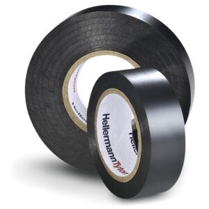 HellermannTyton Helatape Flex 2000+ 38 Mm X 20 M, Elektrisk Vinyltape, Sort