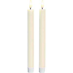 Sirius Sille Led Krone Lys Lakeret Elfenben 2 Stk, Ø2 X H20 Sirius Sille Led Krone Lys Lakeret Elfenben 2 Stk, Ø2 X H20