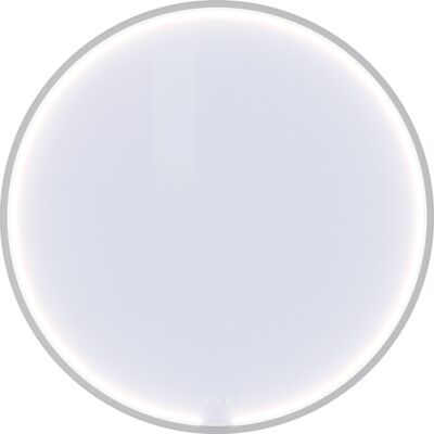 Dansani You Moon Spejl Med Lys, Mat Hvid, Ø90 Cm Dansani You Moon Spejl Med Lys, Mat Hvid, Ø90 Cm