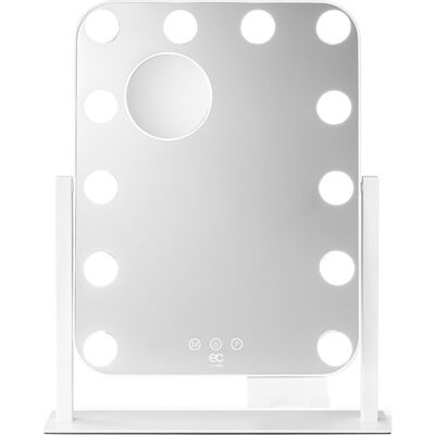 Wilfa Ec Shine Mi3w-D29 Makeup Spejl Med Lys, 35x43,8 Cm, Hvid Wilfa Ec Shine Mi3w-D29 Makeup Spejl Med Lys, 35x43,8 Cm, Hvid