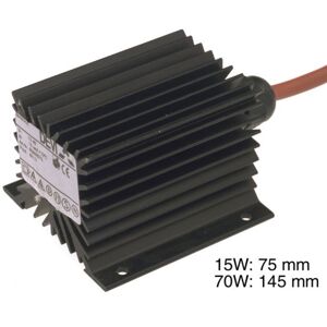 Devitronic Tavlevarmelegeme 15w 12-48v