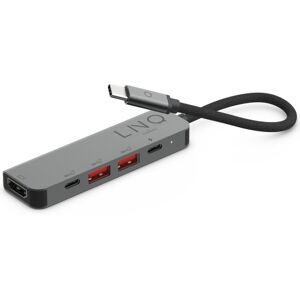 Linq 5-I-1 Pro Usb-C Multiport Hub, Space Grey