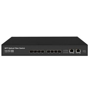 Lan-com Desktop Switch 2-Port 10/100/1000+8-Port Gigabit La-Sw-G802-S-Ac