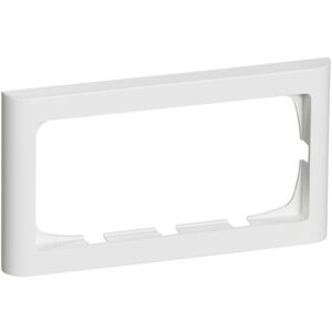 Lauritz Knudsen Lk Fuga Ramme Softline 63, 2 Modul Vandret, Hvid