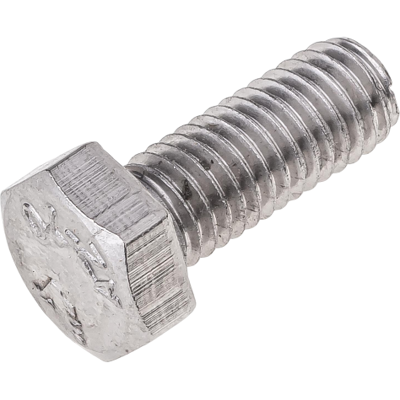 Sætskrue M6 X 16 Mm, A4, Din 933, 6-Kant Sætskrue M6 X 16 Mm, A4, Din 933, 6-Kant