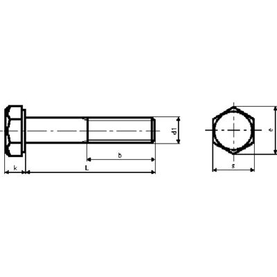S+P Stålbolt M20 X 200 Mm, A4, Din 931, 6-Kant S+P Stålbolt M20 X 200 Mm, A4, Din 931, 6-Kant