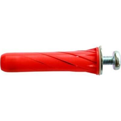 Fischer Rød Powerknot Huleplugg - Hule Væganker - 5x55 mm Fischer Rød Powerknot Huleplugg - Hule Væganker - 5x55 mm
