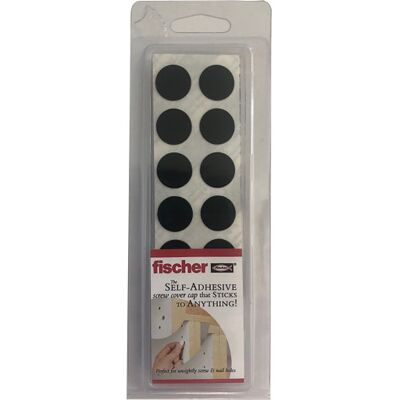 fischer Dækhætte Selvklæbende Ø14 Mm, Sort, 42 Stk. fischer Dækhætte Selvklæbende Ø14 Mm, Sort, 42 Stk.