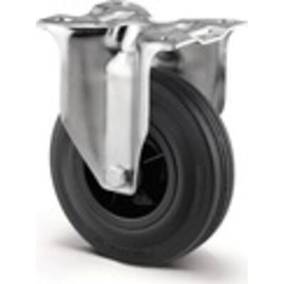 Tente Hjul 100mm Sort Gummi - Hjul Tente Hjul 100mm Sort Gummi - Hjul