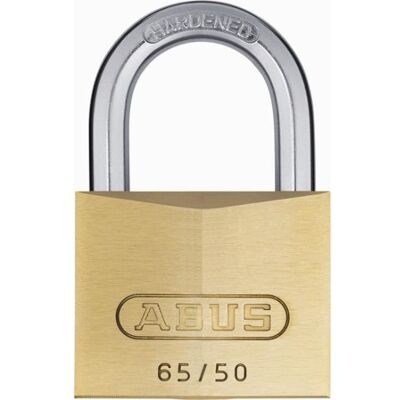 ABUS Messing hængelås Model 6505 - Samme nøgle - 50mm ABUS Messing hængelås Model 6505 - Samme nøgle - 50mm