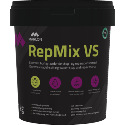 Marlon Repmix Vs Stop- Og Reparationsmørtel, 1 Kg Marlon Repmix Vs Stop- Og Reparationsmørtel, 1 Kg